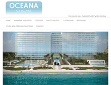 Tablet Screenshot of oceana-keybiscayne.com